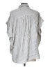 Madewell 100% Viscose Stripes Silver Short Sleeve Blouse Size L - photo 2