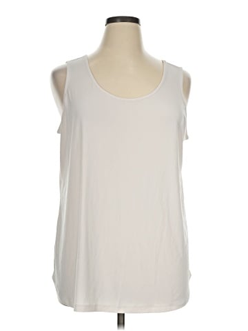 Susan Graver Sleeveless T-Shirt (view 1)