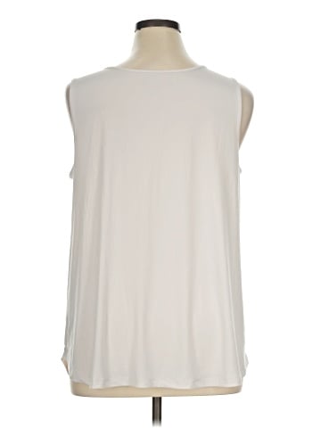 Susan Graver Sleeveless T-Shirt (view 2)