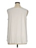 Susan Graver Solid Ivory Sleeveless T-Shirt Size 1X - photo 2