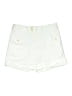 Banana Republic Solid Ivory Khaki Shorts Size 6 - photo 1