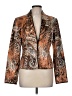 Jovani 100% Silk Paisley Brown Silk Blazer Size 8 - photo 1