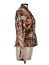 Jovani 100% Silk Paisley Brown Silk Blazer Size 8 - photo 4