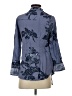 Soft Surroundings Blue 3/4 Sleeve Blouse Size S (petite) - photo 2