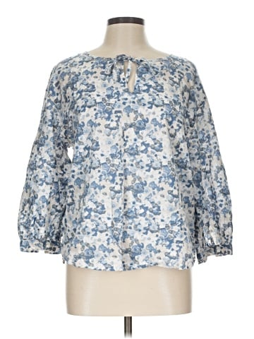 Caslon 3/4 Sleeve Blouse (view 1)