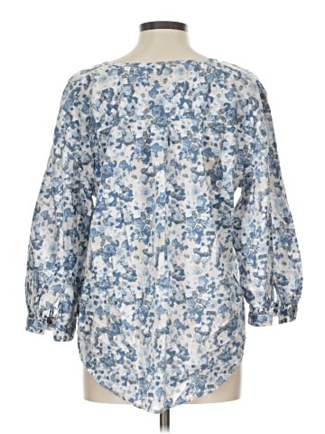 Caslon 3/4 Sleeve Blouse (view 2)