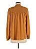 Neiman Marcus 100% Polyester Gold Long Sleeve Blouse Size M - photo 2