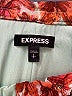 Express 100% Polyester Tropical Green Casual Dress Size S - photo 7