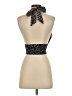 Romwe Gold Sleeveless Blouse Size 4 - photo 2