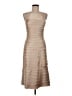 BCBGMAXAZRIA 100% Polyester Tan Cocktail Dress Size 6 - photo 1