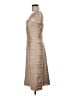 BCBGMAXAZRIA 100% Polyester Tan Cocktail Dress Size 6 - photo 5