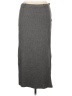 Talbots Chevron-herringbone Gray Casual Skirt Size 10 - photo 1