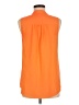 J.Crew Factory Store 100% Polyester Orange Sleeveless Blouse Size 6 - photo 2