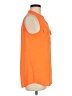 J.Crew Factory Store 100% Polyester Orange Sleeveless Blouse Size 6 - photo 4
