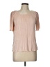Ann Taylor 100% Polyester Pink Short Sleeve Blouse Size Lg Petite - photo 1