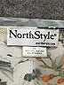 North Style Floral Ivory Short Sleeve Blouse Size XL - photo 7