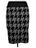 Worthington Houndstooth Black Formal Skirt Size 18 - photo 2