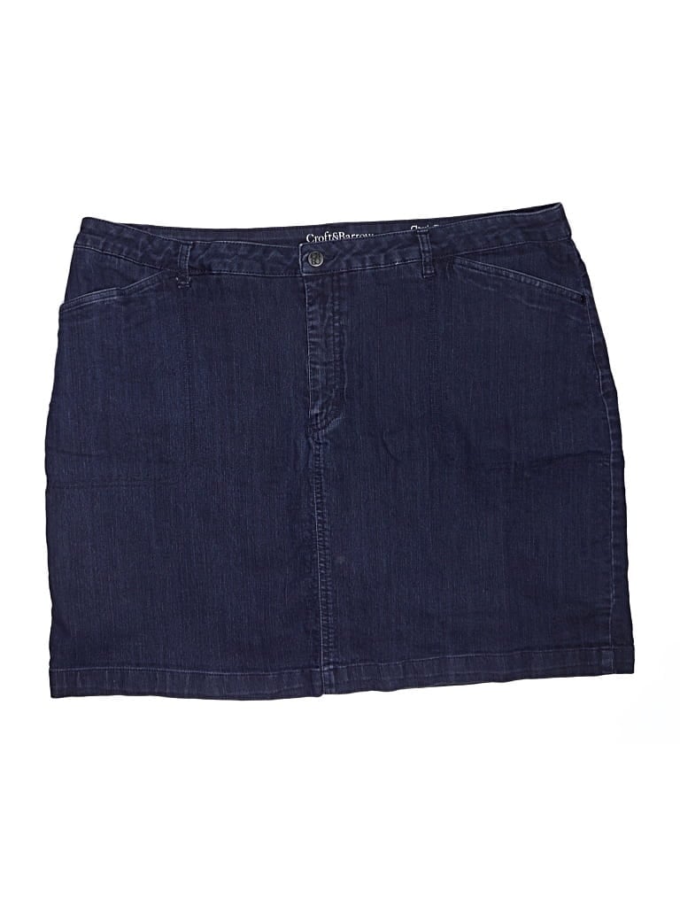 Pre-owned Croft & Barrow Skort In Blue