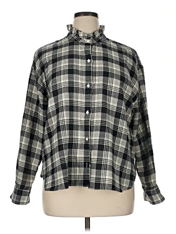 Banana Republic Factory Store Long Sleeve Blouse (view 1)