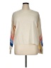 P.J. Salvage Color Block Ivory Pullover Sweater Size XL - photo 1