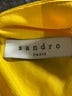 Sandro Solid Yellow Cocktail Dress Size Sm (1) - photo 4