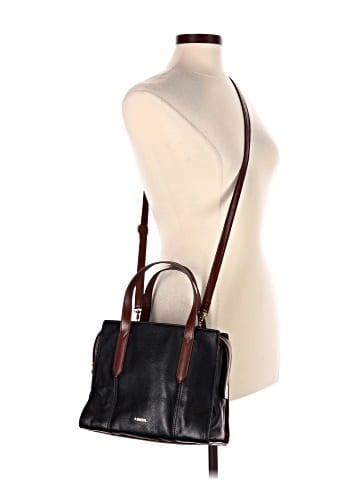 Fossil Leather Satchel (view 2)