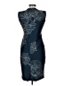 Calvin Klein Graphic Floral Blue Cocktail Dress Size 6 (petite) - photo 2