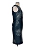 Calvin Klein Graphic Floral Blue Cocktail Dress Size 6 (petite) - photo 4