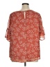 Ava & Viv 100% Polyester Orange Short Sleeve Blouse Size 1X - photo 2