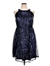 BLOOMCHIC 100% Polyester Stars Blue Cocktail Dress Size 14 - 16 - photo 1