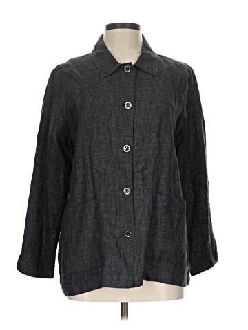 Eileen Fisher 3/4 Sleeve Button-Down Shirt (view 1)