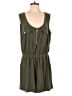 Derek Heart Solid Green Romper Size 1X - photo 1