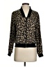 Stella & Dot Animal Print Gold Jacket Size S - photo 1