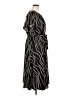 BLOOMCHIC 100% Polyester Print Black Casual Dress Size 14 - 16 - photo 4