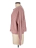 American Eagle Outfitters 100% Polyester Solid Pink Pullover Sweater Size M - photo 5