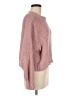 American Eagle Outfitters 100% Polyester Solid Pink Pullover Sweater Size M - photo 4