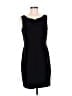 Due Per Due 100% Silk Solid Black Cocktail Dress Size 8 - photo 1