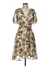 NY Collection 100% Polyester Paisley Ivory Cocktail Dress Size M - photo 1
