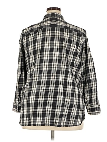 Lauren by Ralph Lauren 3/4 Sleeve Button-Down Shirt (view 2)