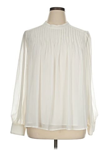 Banana Republic Factory Store Long Sleeve Blouse (view 1)