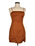 showpo 100% Polyester Solid Brown Cocktail Dress Size 6 - photo 1
