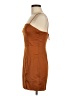 showpo 100% Polyester Solid Brown Cocktail Dress Size 6 - photo 5