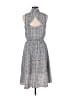 Gabby Skye Print Gray Casual Dress Size 6 - photo 2