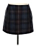 Maje 100% Cupro Plaid Brown Casual Skirt Size EU (FR) 36 / US 4 - photo 1