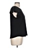 E&M Collection Black Short Sleeve Top Size L - photo 4
