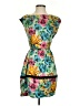 Marc by Marc Jacobs 100% Polyester Tropical Teal Cocktail Dress Size XS - photo 1