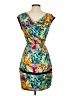 Marc by Marc Jacobs 100% Polyester Tropical Teal Cocktail Dress Size XS - photo 2