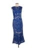 JS Collections Blue Cocktail Dress Size 6 - photo 1
