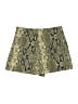 Zara Animal Print Gold Skort Size XS - photo 2