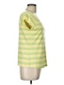 Covington 100% Cotton Green Yellow Short Sleeve Top Size L - photo 4